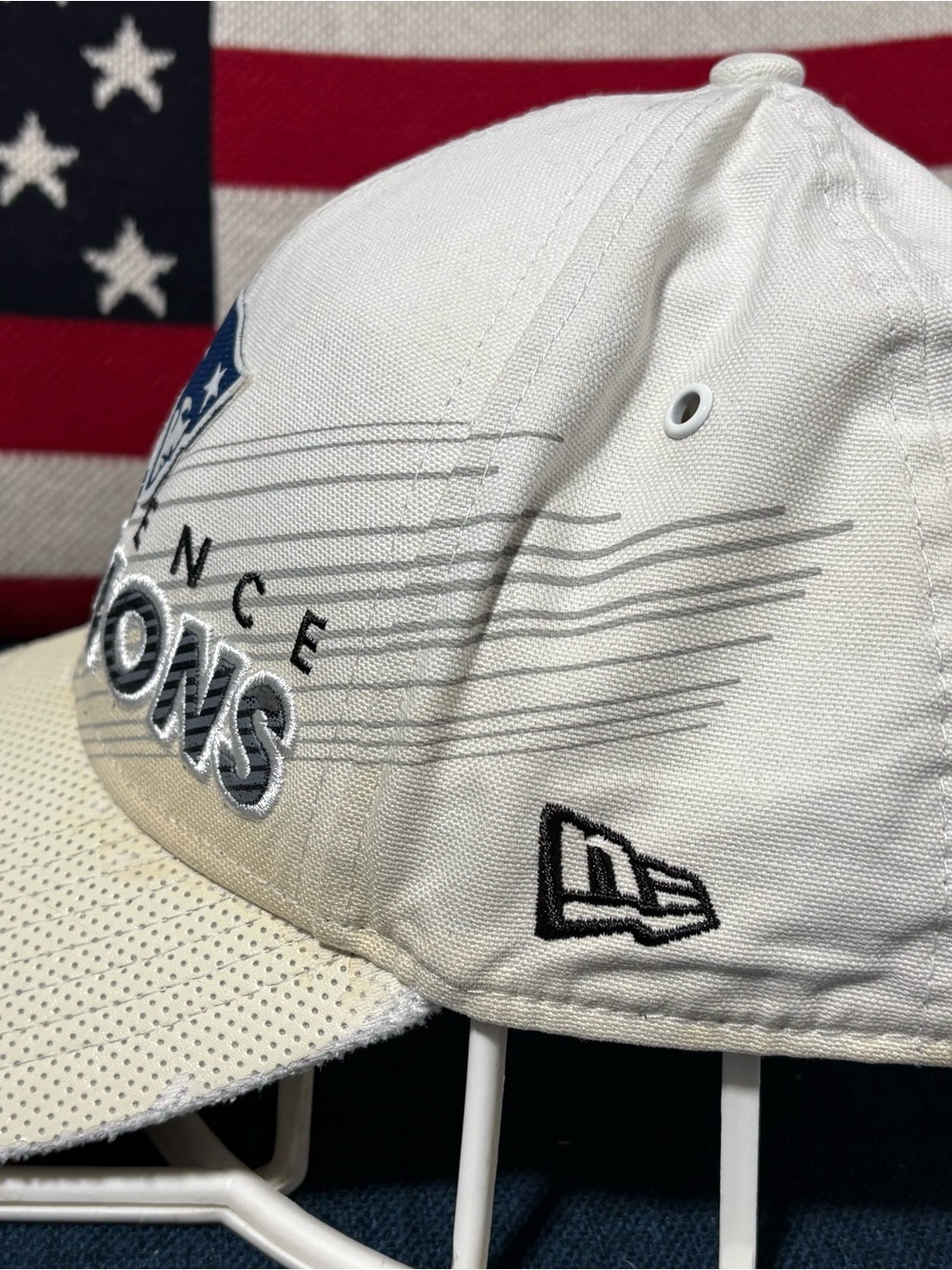 New England Patriots Conference Champions Hat - White/Tan - Picture 8 of 12
